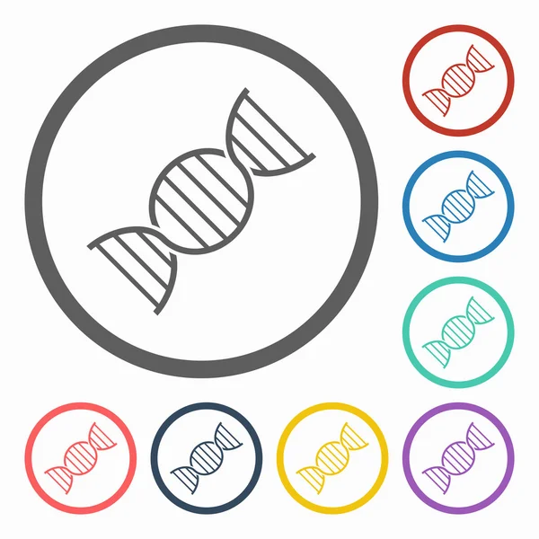 Ícone de Dna —  Vetores de Stock