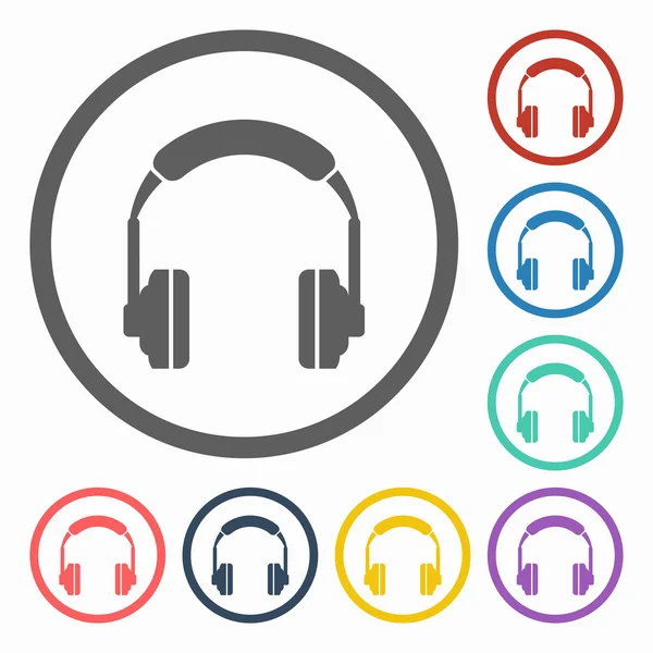 Headphone icon — Stock Vector