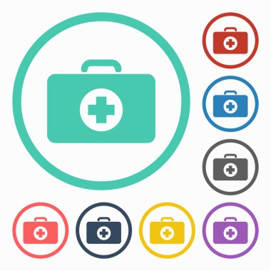 İlk yardım çantası simgesi