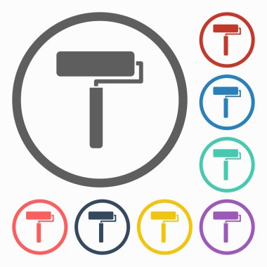 rulo fırça simgesini