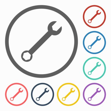 İngiliz anahtarı simgesini