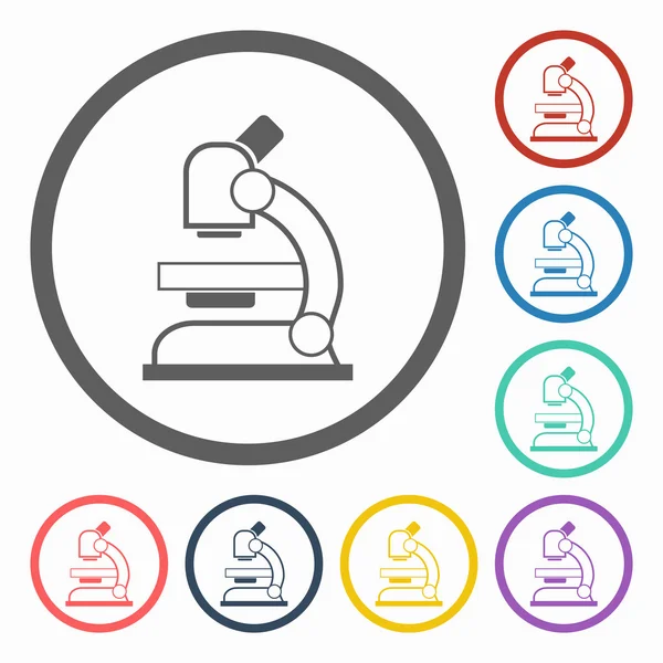 Microscoop pictogram — Stockvector