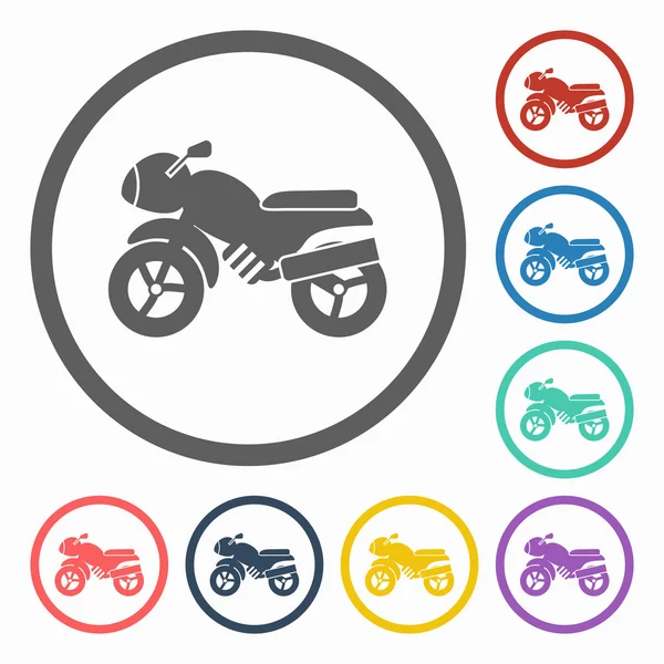 Icono de motocicleta — Vector de stock