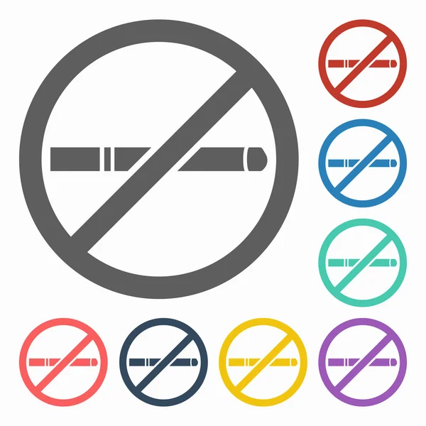 No smoking icon — Stock Vector