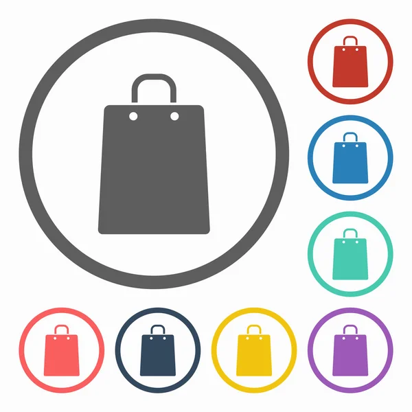 Icono de bolsa de compras — Archivo Imágenes Vectoriales