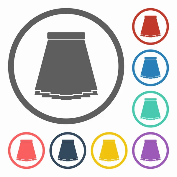 Skirt icon — Stock Vector