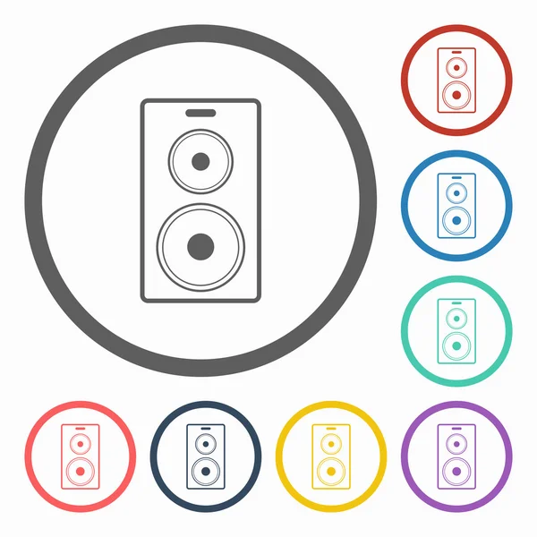 Icono de altavoces — Vector de stock