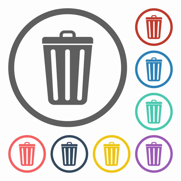 Trash icon Stock Vector Image by ©TKot 54432981