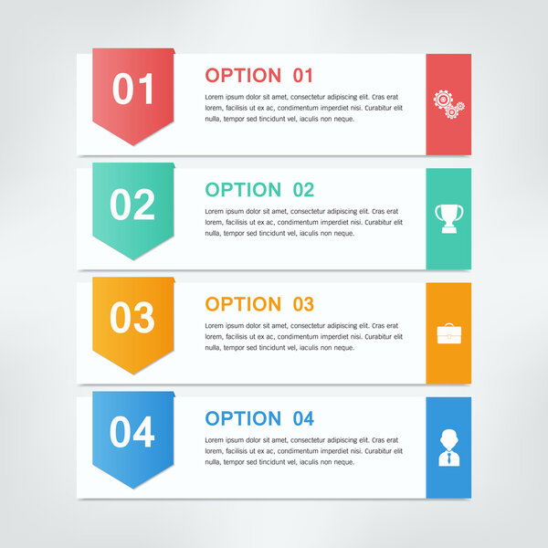 Инфографика шаблонов баннеров
