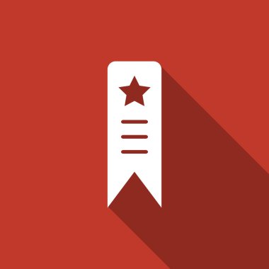 Uzun gölge ile yer işareti simgesi