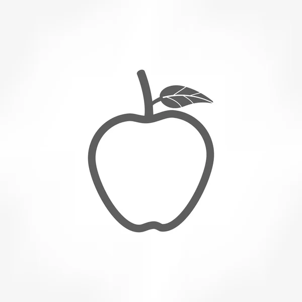 Apple-ikonen — Stock vektor