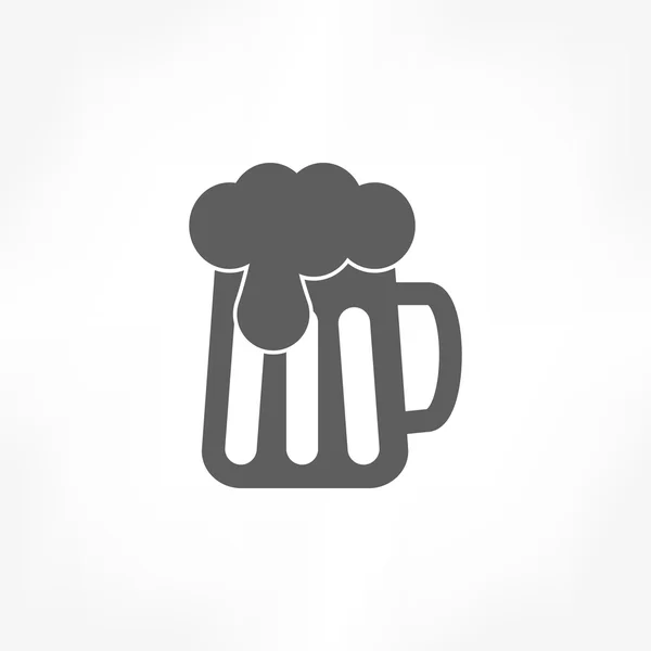 Bier pictogram — Stockvector