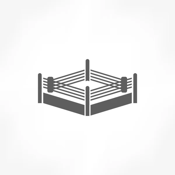 Ícone do anel de boxe — Vetor de Stock