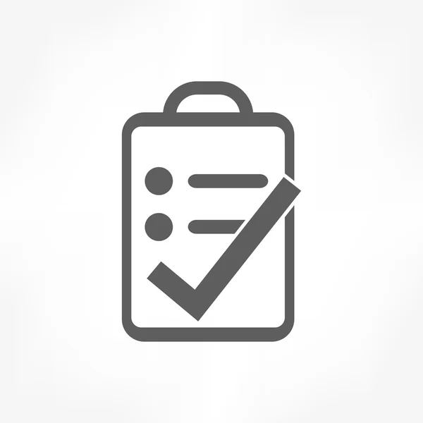 Clipboard right icon — Stock Vector