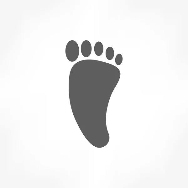 Footprint icon — Stock Vector