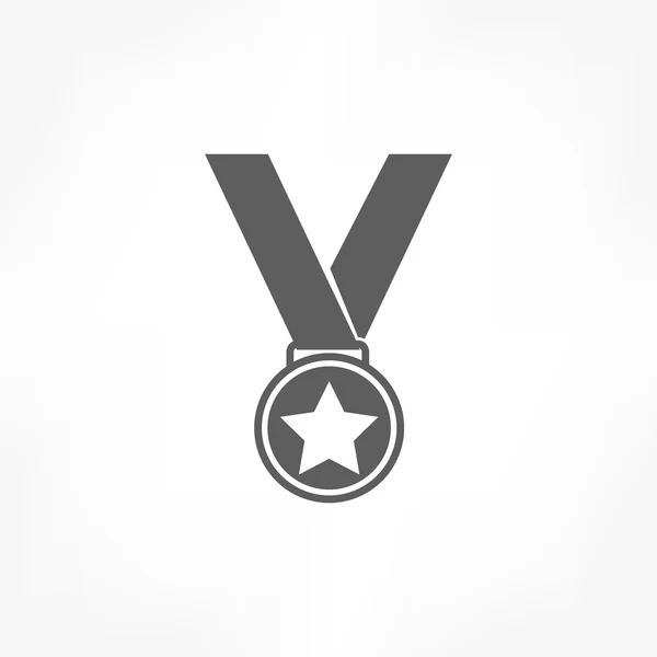 Medaile ikona — Stockový vektor
