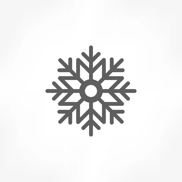 Sneeuwvlok pictogram — Stockvector