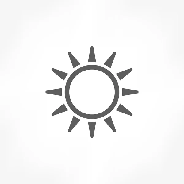 Pictogram sun — Stockvector