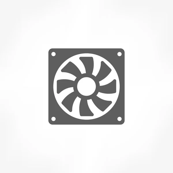 Icono de ventiladores — Vector de stock