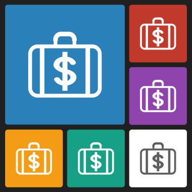 Para durumda Doları para birimi simgesi simgesi olan