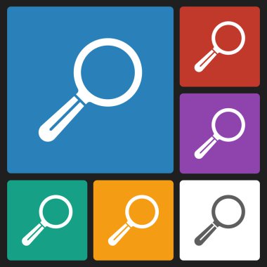 Büyütme cam simgesi