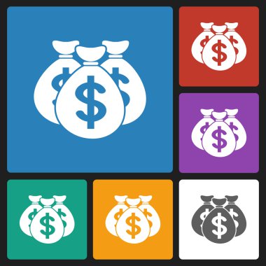 Para çantası dolar simgesi
