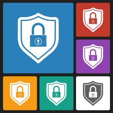 kalkan kilit simgesi