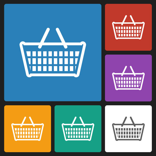 Shopping basket icon