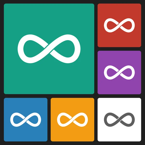 Infinity symbol — Stock Vector