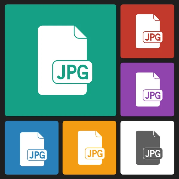 Arquivo ícone JPG — Vetor de Stock