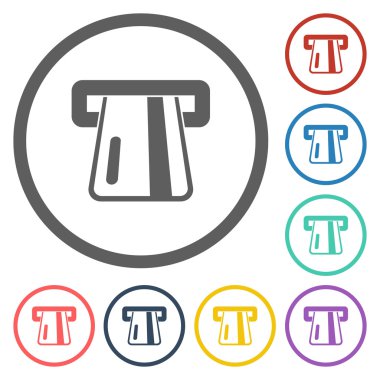 ATM kart slot simgesi