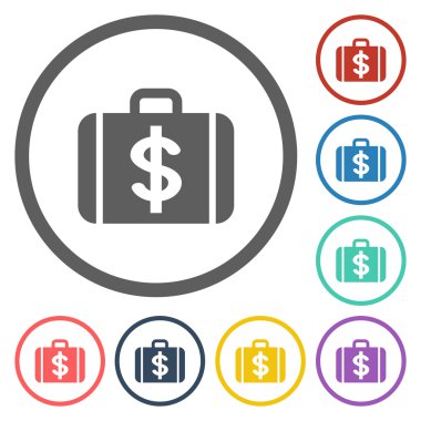 Para durumda Doları para birimi simgesi simgesi olan