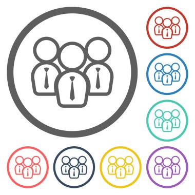 işadamı takım simgesi