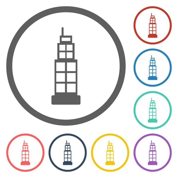 Icono del edificio — Vector de stock