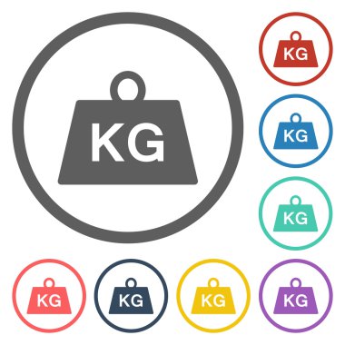 Ağırlık kilogram simgesi