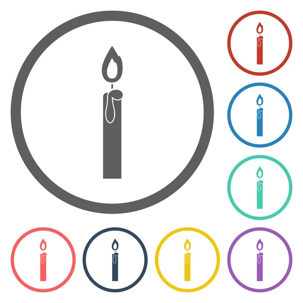Icoana lumânării — Vector de stoc