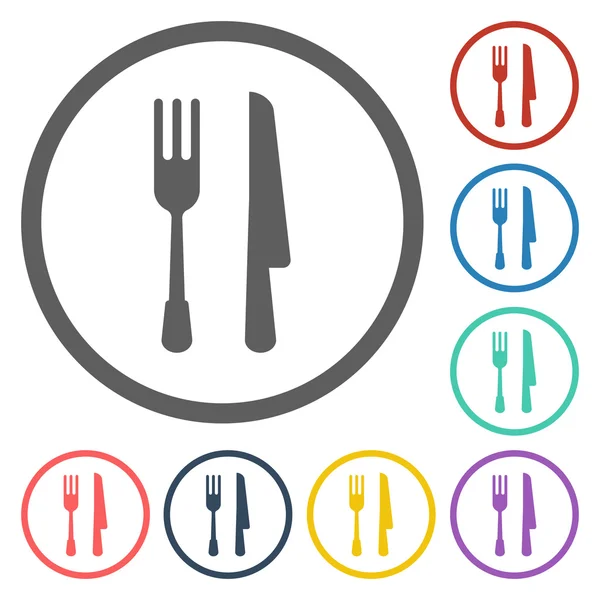 Fork knife icon — Stock Vector