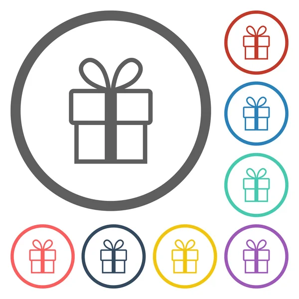 Giftbox icon — Stock Vector
