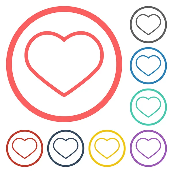 Heart icon — Stock Vector