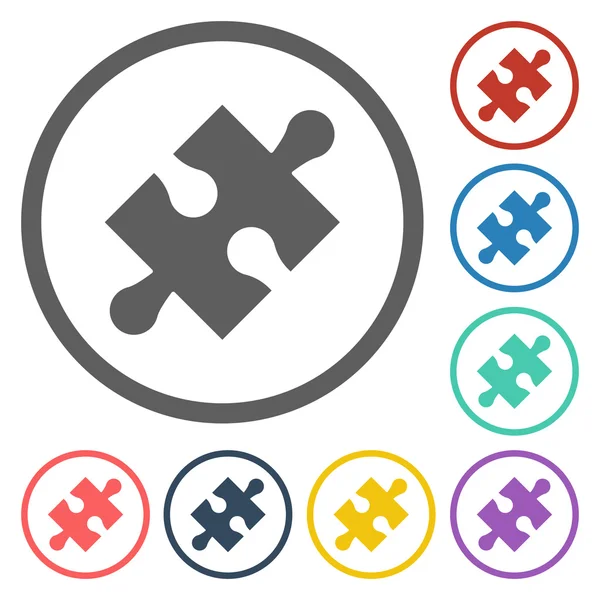 Puzzle-Ikone — Stockvektor