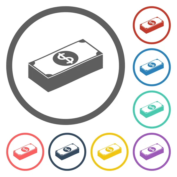 Icono del dinero — Vector de stock