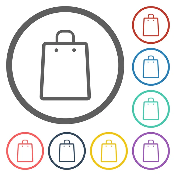 Icono de bolsa de compras — Archivo Imágenes Vectoriales