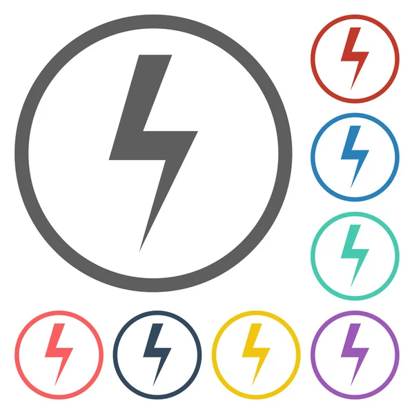 Thunder pictogram — Stockvector