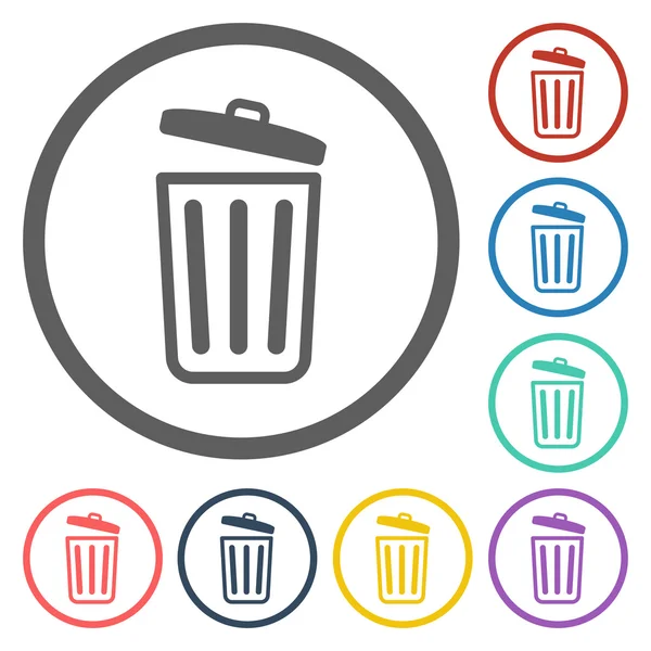 Trash icon — Stock Vector