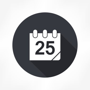 25 güncel değil simgesi takvimi