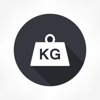 weight kilogram icon clipart