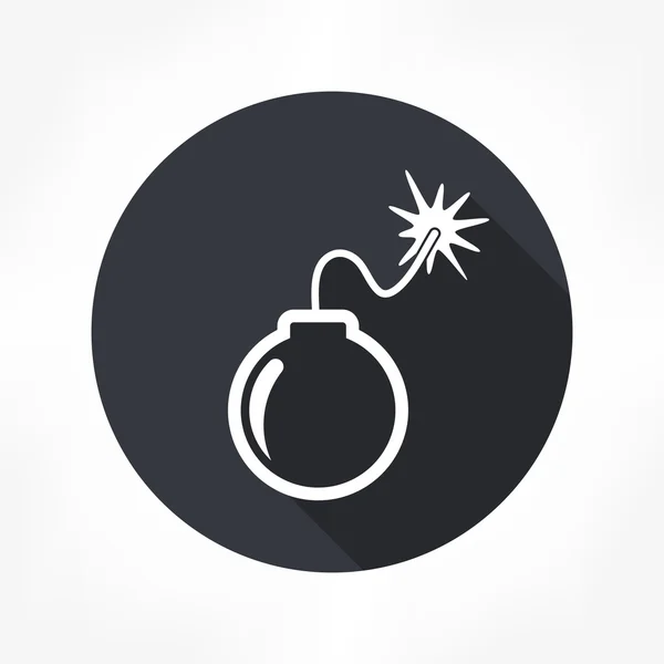 Icône de bombe — Image vectorielle