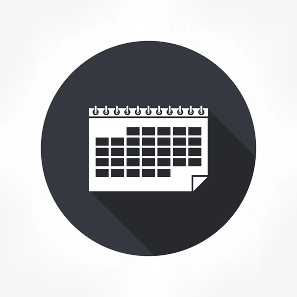 Icono de calendario — Vector de stock