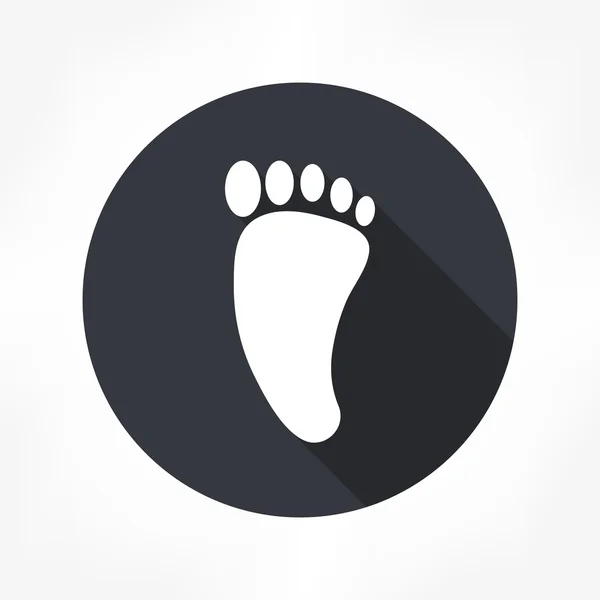 Footprint icon — Stock Vector