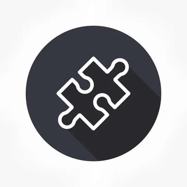 Puzzle-Ikone — Stockvektor